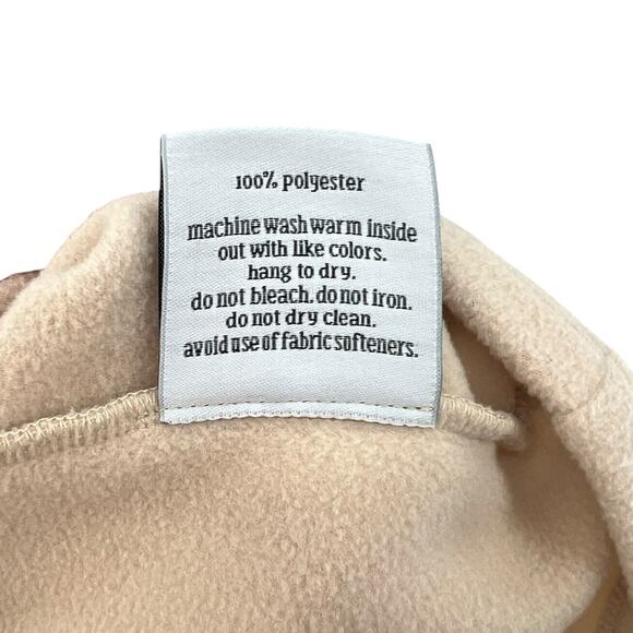 Dudley Stephens Fleece Top Tee 3/4 Sleeve Beige Tan Size Medium - Picture 10 of 10